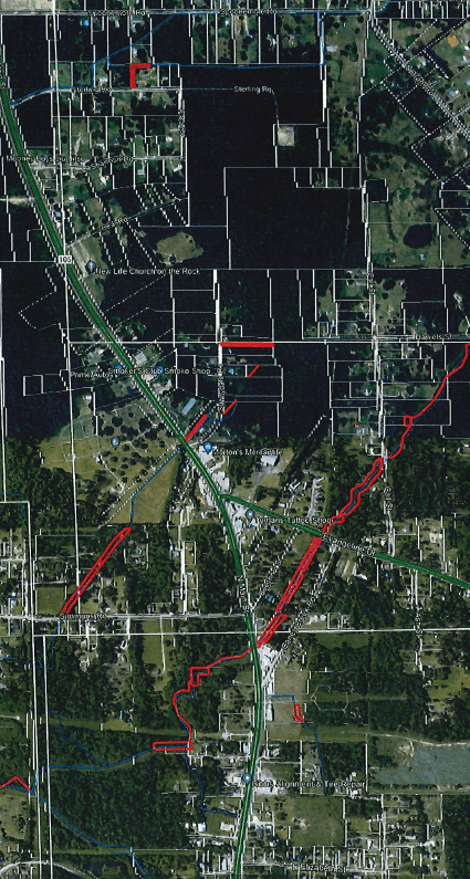 Easement Surveys for Orange County Drainage District